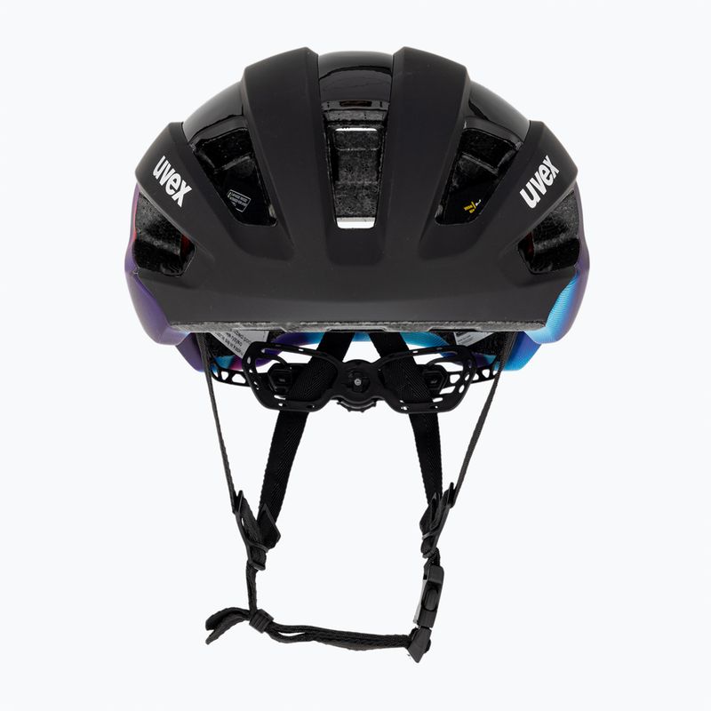 Cyklistická helma UVEX Rise Pro MIPS black/galaxy matt 2