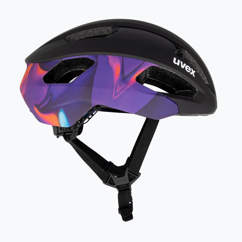 Cyklistická helma UVEX Rise Pro MIPS black/galaxy matt 4