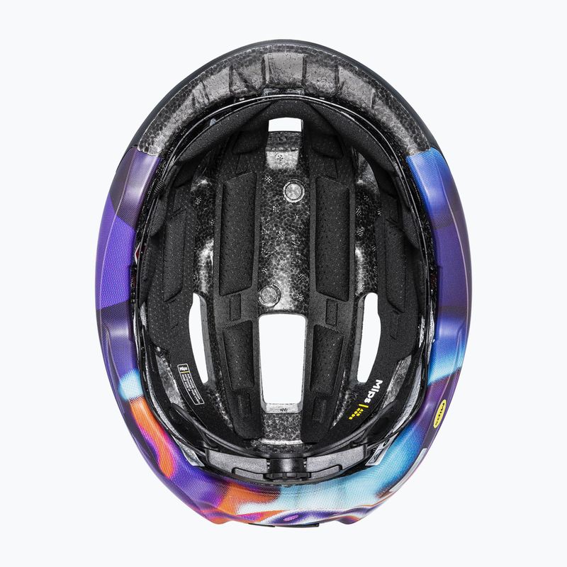 Cyklistická helma UVEX Rise Pro MIPS black/galaxy matt 10