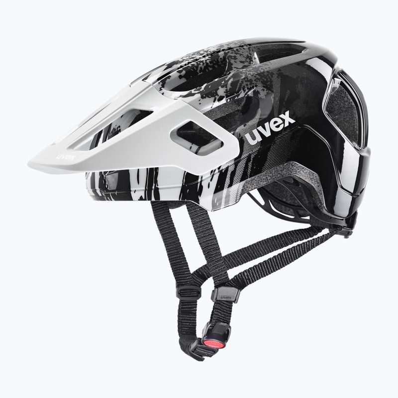 Dětská cyklistická helma UVEX React Jr white/black 6