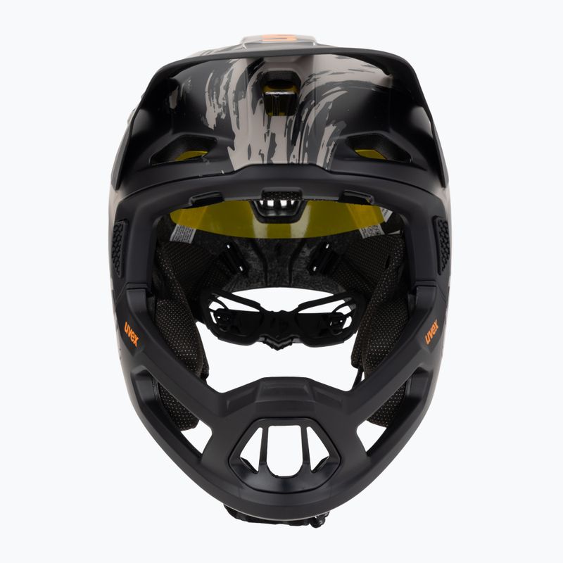 Cyklistická přilba UVEX Revolt MIPS oak brown/orange matt 2