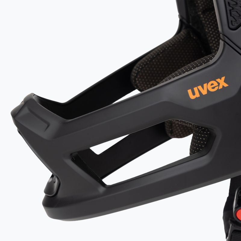 Cyklistická přilba UVEX Revolt MIPS oak brown/orange matt 4