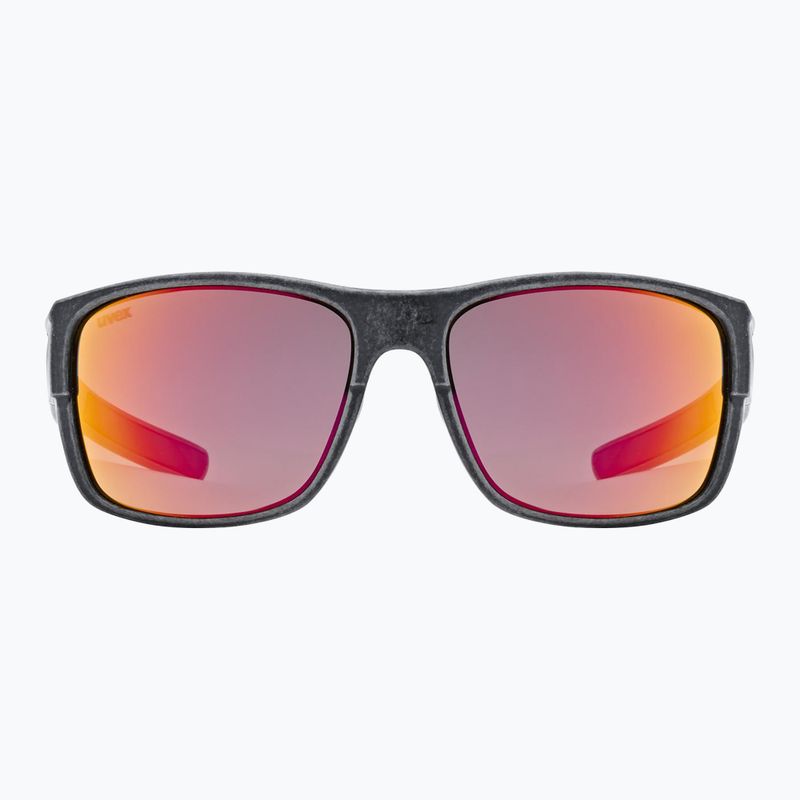 Sluneční brýle  UVEX Esntl Urban black matt/mirror red 2