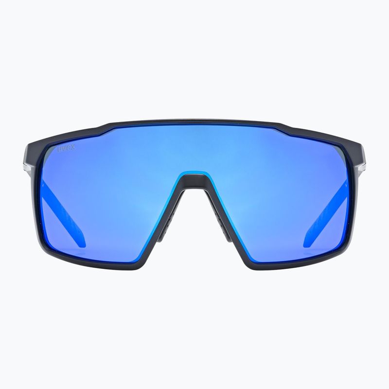Sluneční brýle  UVEX Mtn Perform S black matt/mirror blue 2