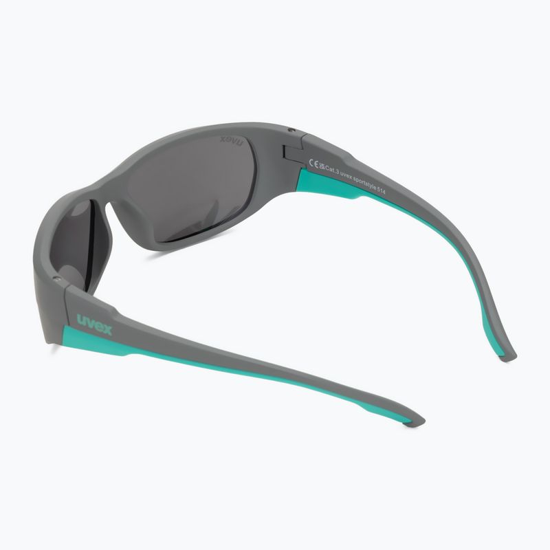 Dětské sluneční brýle UVEX Sportstyle 514 grey matt/mirror silver 2