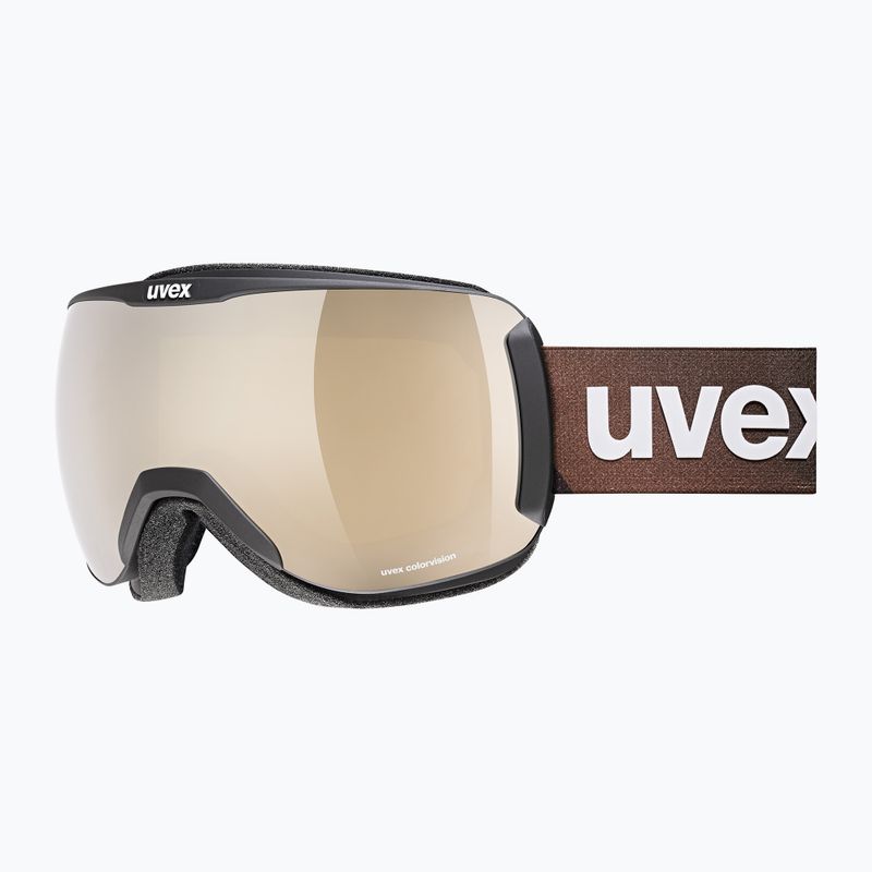 Lyžařské brýle  UVEX Downhill 2100 CV black matt/mirror cooper green