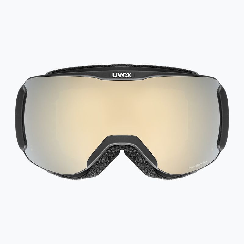 Lyžařské brýle  UVEX Downhill 2100 CV black matt/mirror cooper green 2