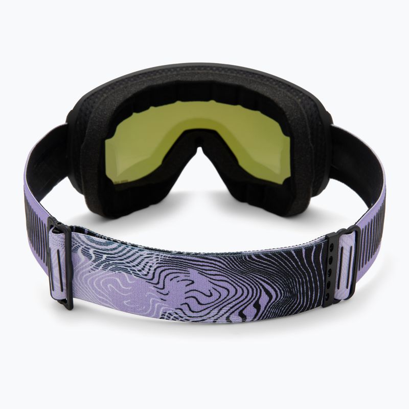 Lyžařské brýle  UVEX Downhill 2100 CV black matt/mirror lavender green 3