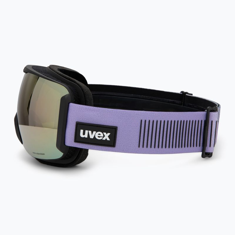 Lyžařské brýle  UVEX Downhill 2100 CV black matt/mirror lavender green 4