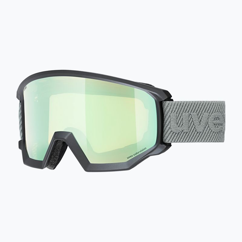 Lyžařské brýle UVEX Athletic CV black matt/mirror opal colorvision yellow