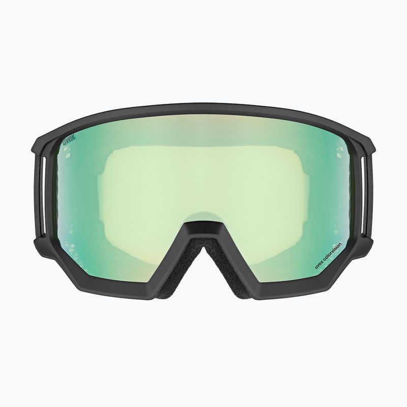 Lyžařské brýle UVEX Athletic CV black matt/mirror opal colorvision yellow 2
