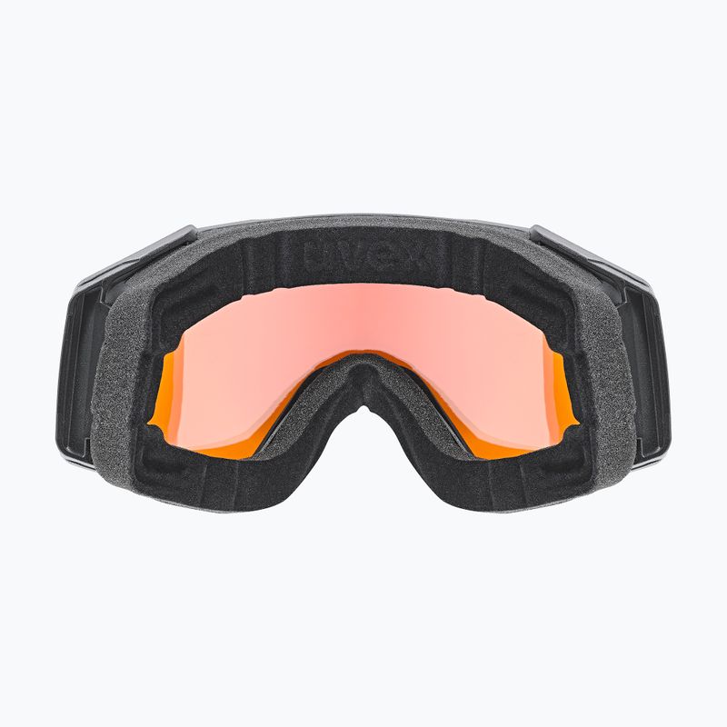 Lyžařské brýle  UVEX Gravity FM black matt/mirror red orange clear 3