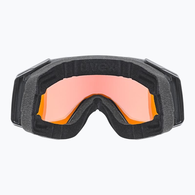 Lyžařské brýle  UVEX Gravity FM black matt/mirror gold orange clear 3