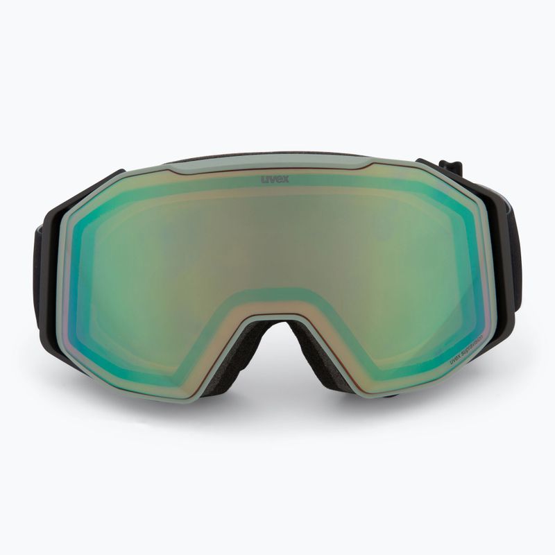 Lyžařské brýle  UVEX Gravity FM acid green matt/mirror opal orange clear 2