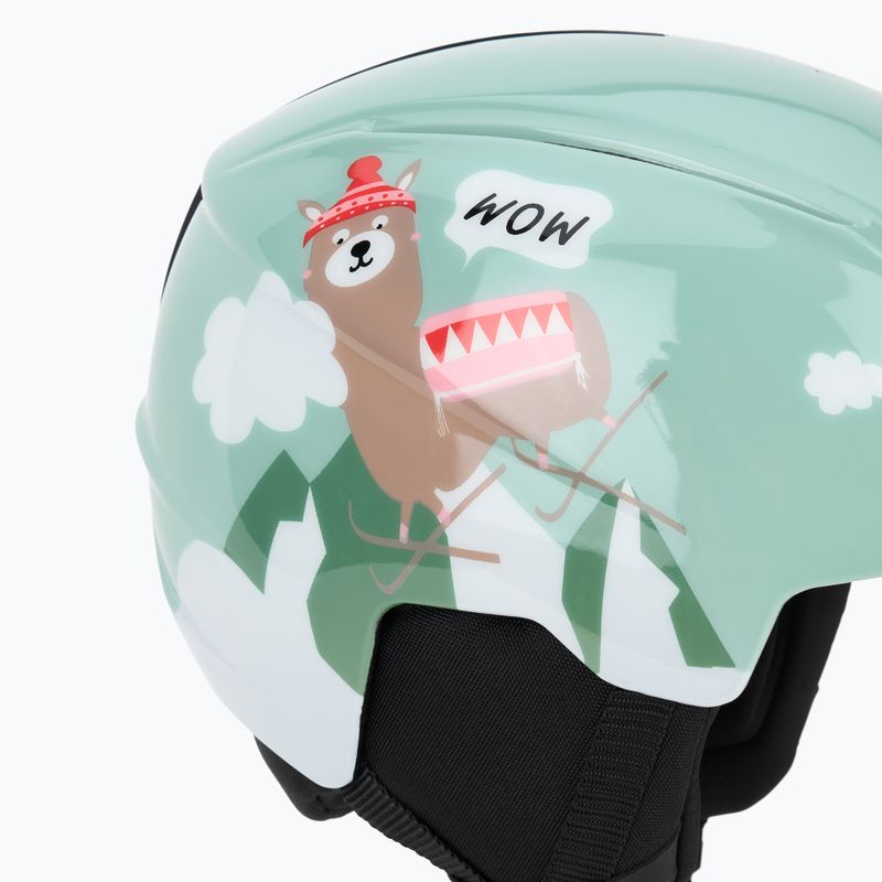 Dětská lyžařská přilba UVEX Viti Jr jade llama 7