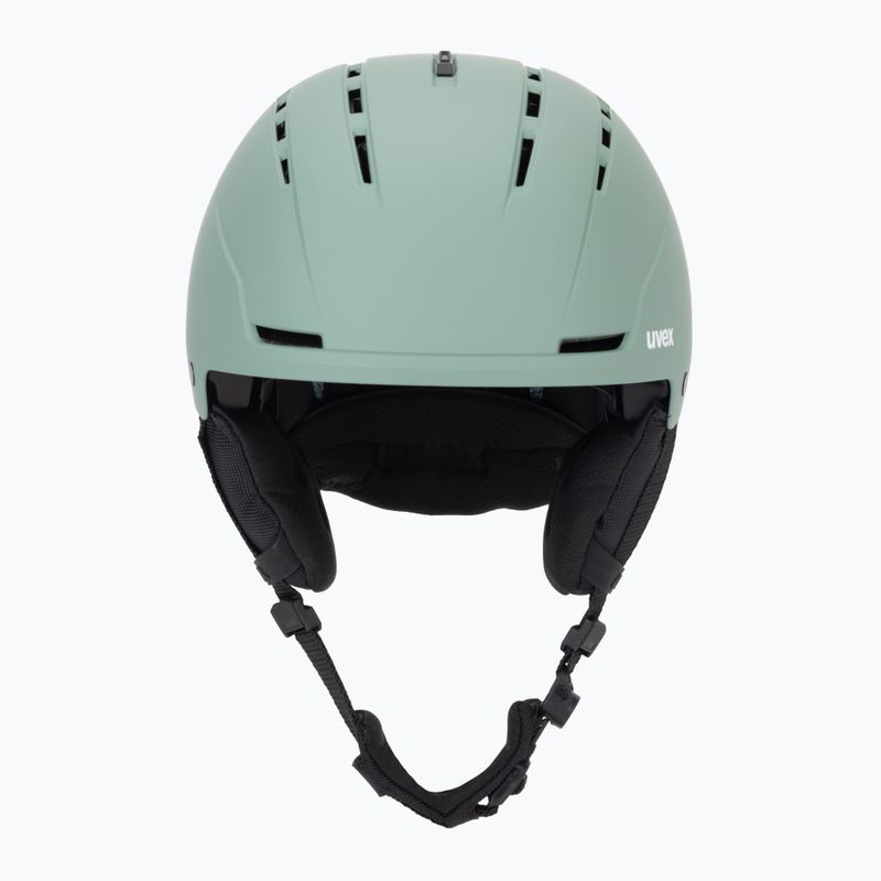 Lyžařská helma UVEX Stance MIPS oxid green/black matt 2