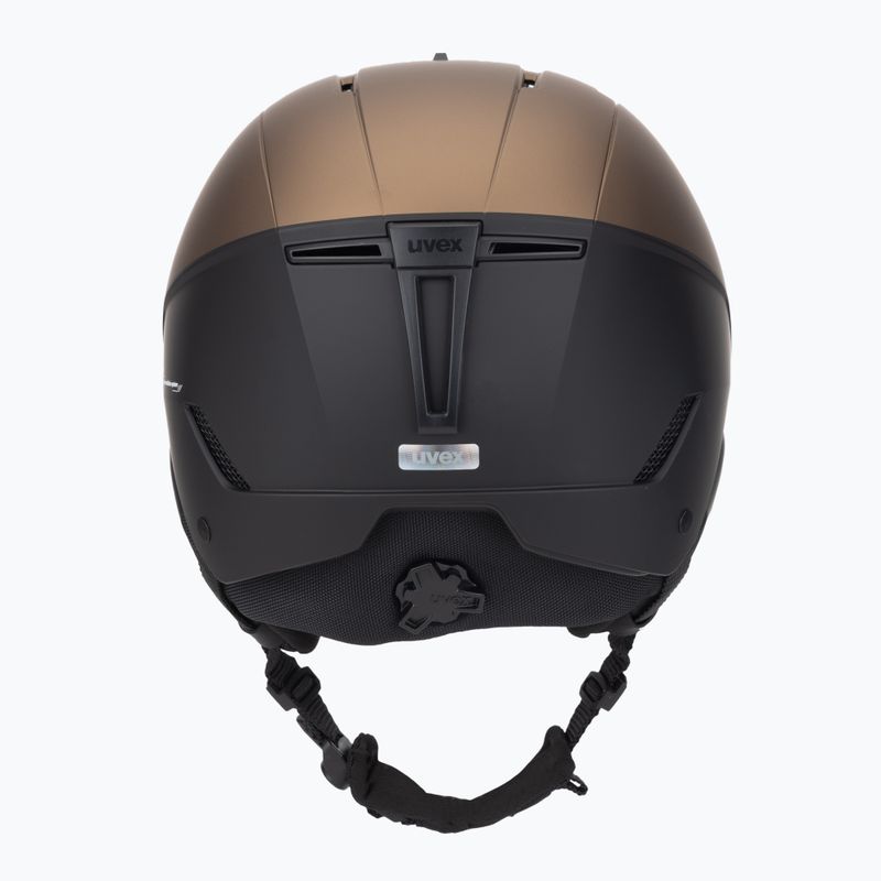 Lyžařská helma UVEX Stance brown/black matt 4