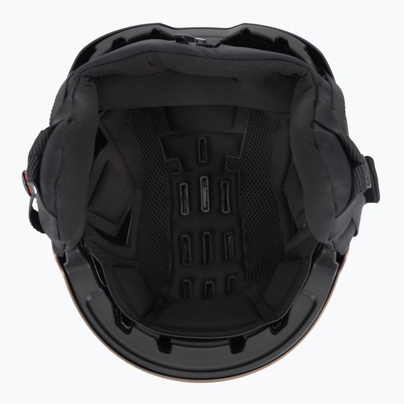 Lyžařská helma UVEX Stance brown/black matt 5