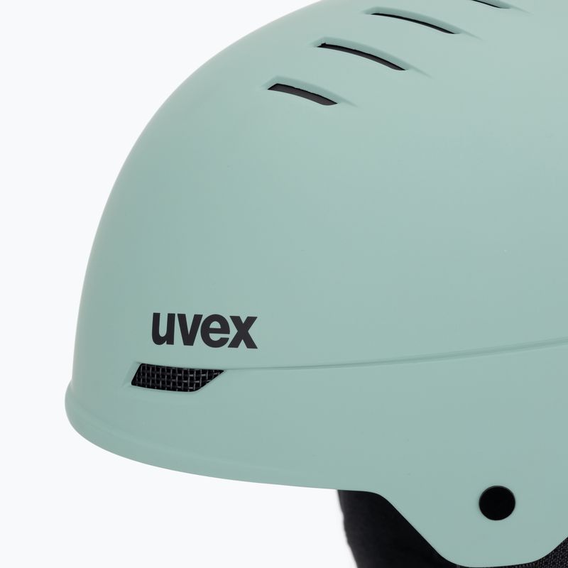 Lyžařská helma UVEX Wanted oxid green matt 7