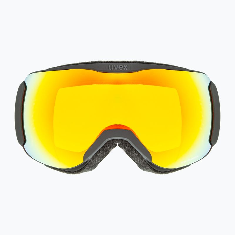 Lyžařské brýle  UVEX Downhill 2100 CV black matt/mirror orange yellow 2