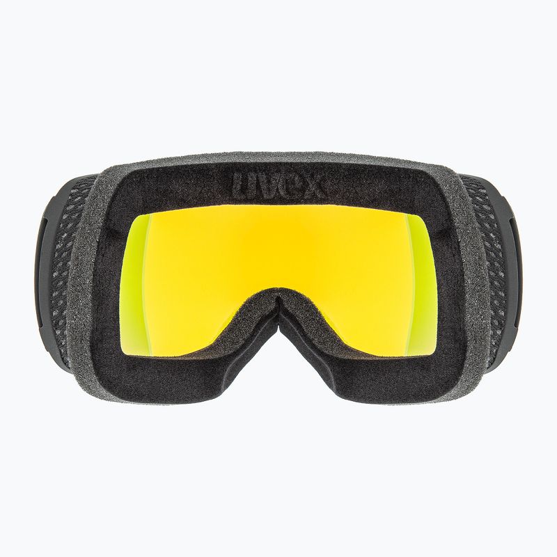 Lyžařské brýle  UVEX Downhill 2100 CV black matt/mirror orange yellow 3