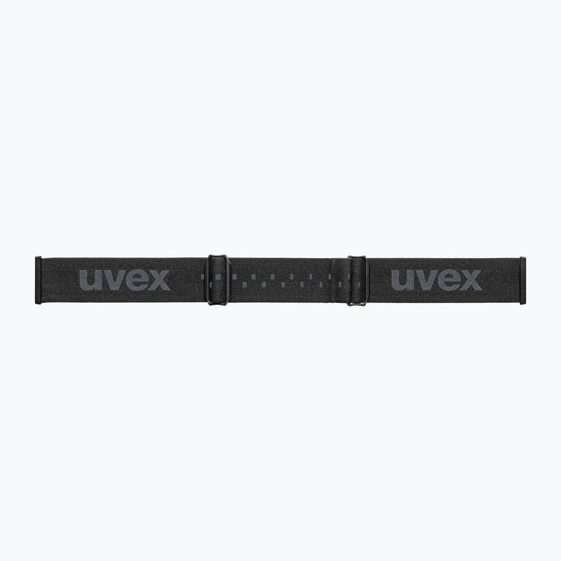 Dětské lyžařské brýle UVEX Pwdr FM black matt/mirror green yellow clear 4
