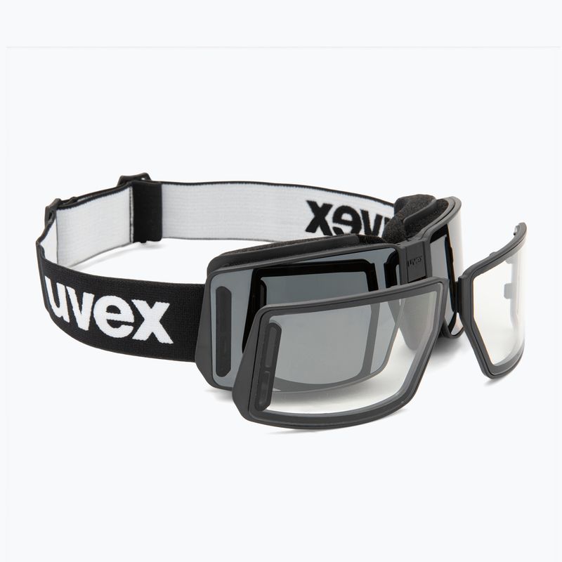 Lyžařské brýle UVEX MTN Tour black matt/mirror silver