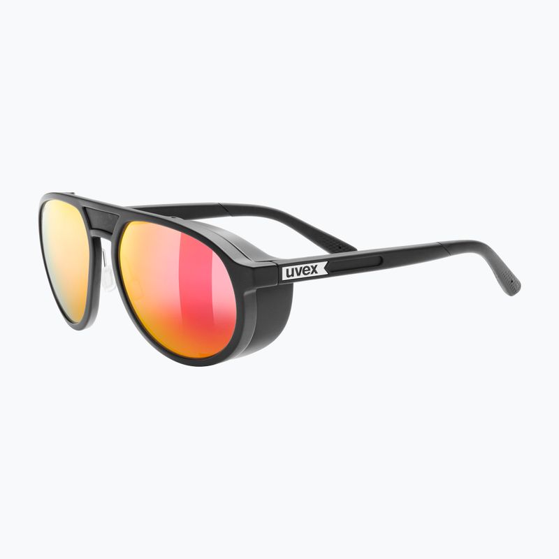 Sluneční brýle UVEX MTN Classic Pure black matt/mirror red