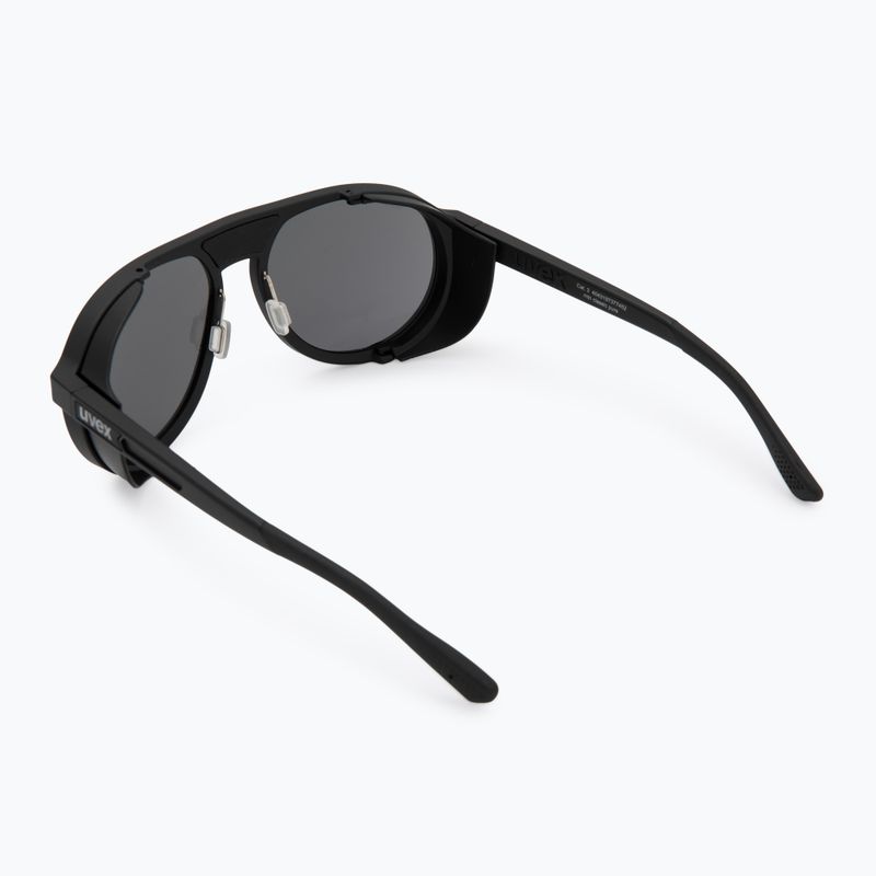 Sluneční brýle UVEX MTN Classic Pure black matt/mirror green 2