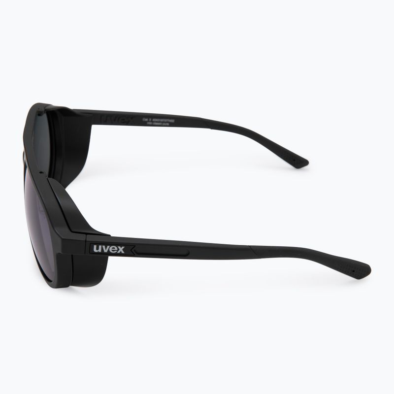 Sluneční brýle UVEX MTN Classic Pure black matt/mirror green 4
