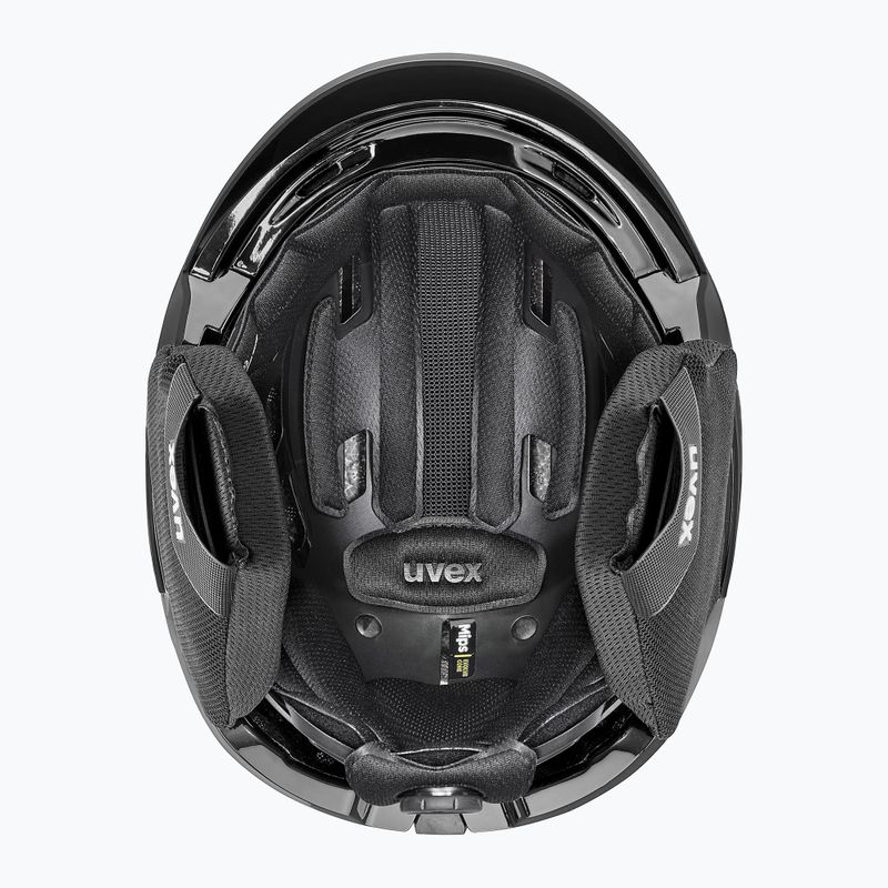 Lyžařská helma UVEX Levitate MIPS black matte 4