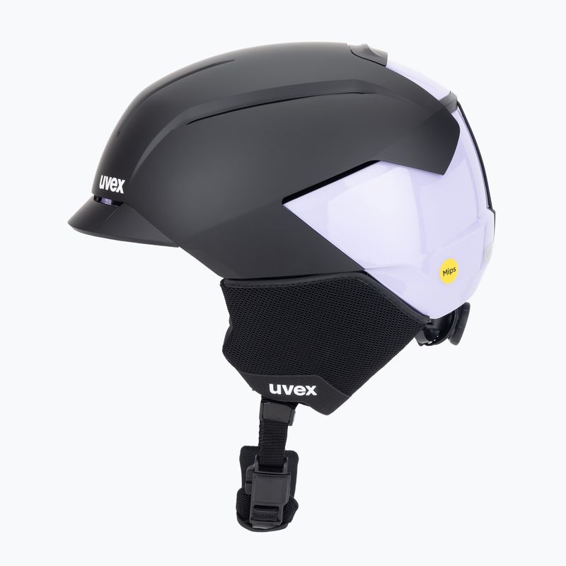 Lyžařská helma UVEX Levitate MIPS black/lavender matt 3