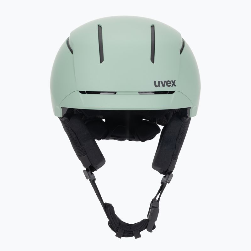 Lyžařská helma UVEX Levitate MIPS oxid green/black matt 2