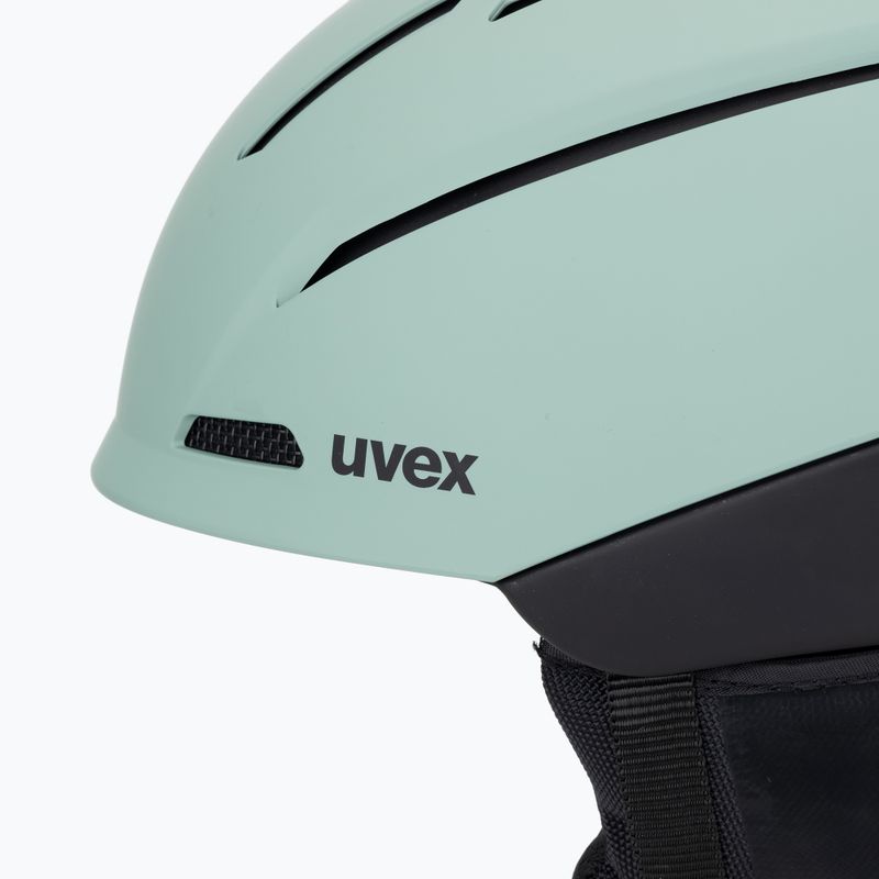 Lyžařská helma UVEX Gravitate oxid green/black matt 7