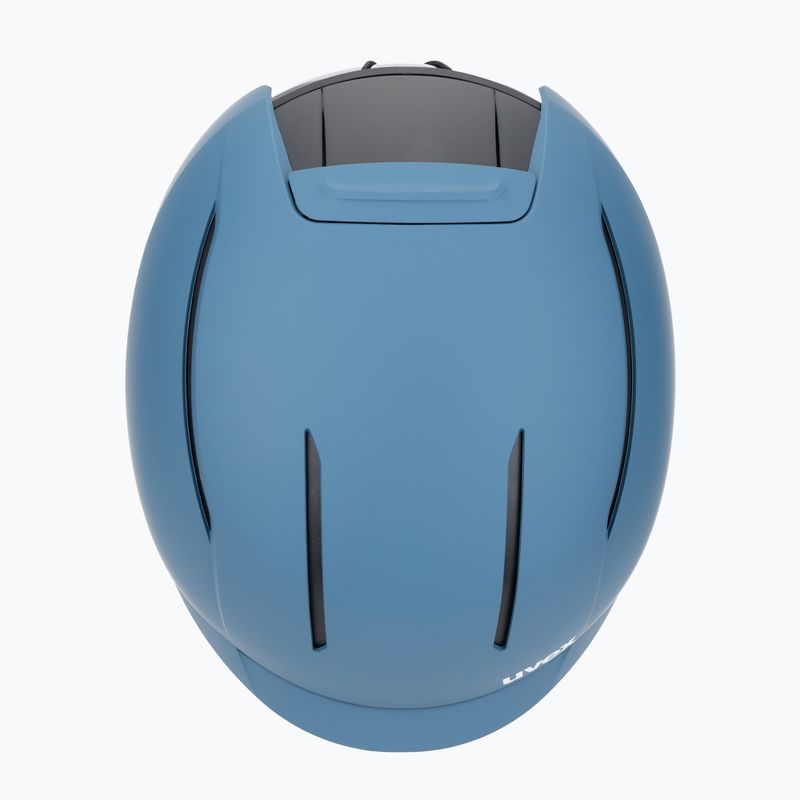 Lyžařská helma UVEX Levitate MIPS stone blue/black matt 6