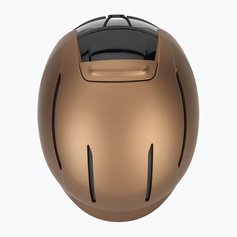 Lyžařská helma UVEX Levitate MIPS brown/black matt 6