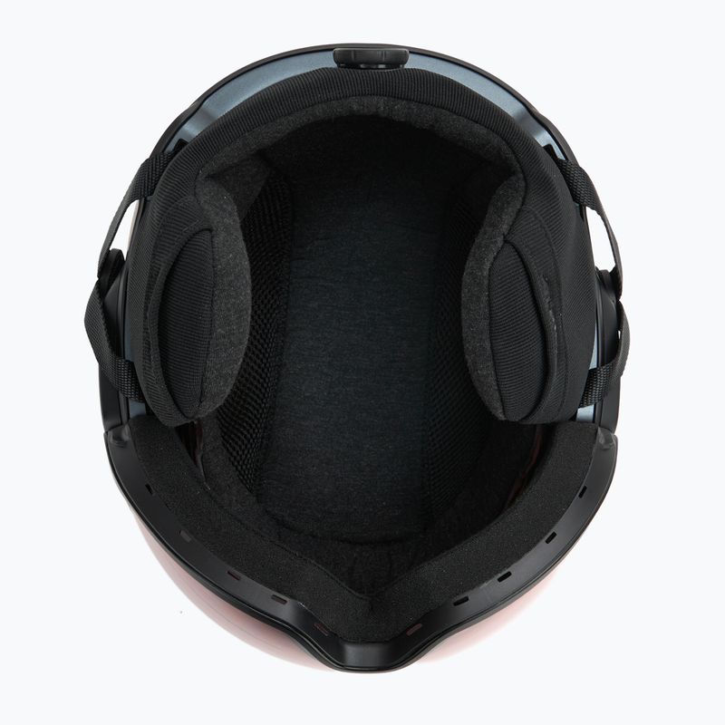 Dětská lyžařská helma UVEX Viti Set + lyžařské brýle Speedy Pro matt black/mirror green/yellow/clear 5
