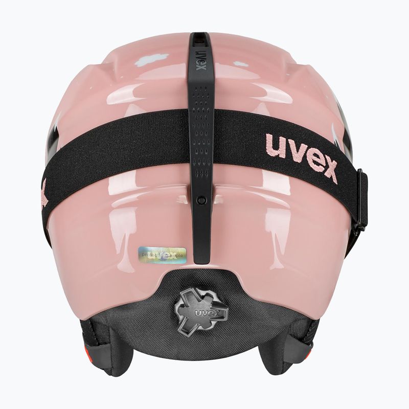 Dětská  lyžařská helma  UVEX Viti Set + gogle Speedy Pro pink penguin/lasergold lite 3