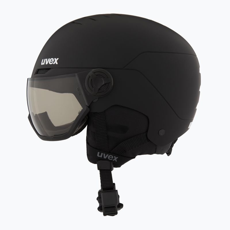 Lyžařská helma UVEX Wanted Visor Pro V black matte 3