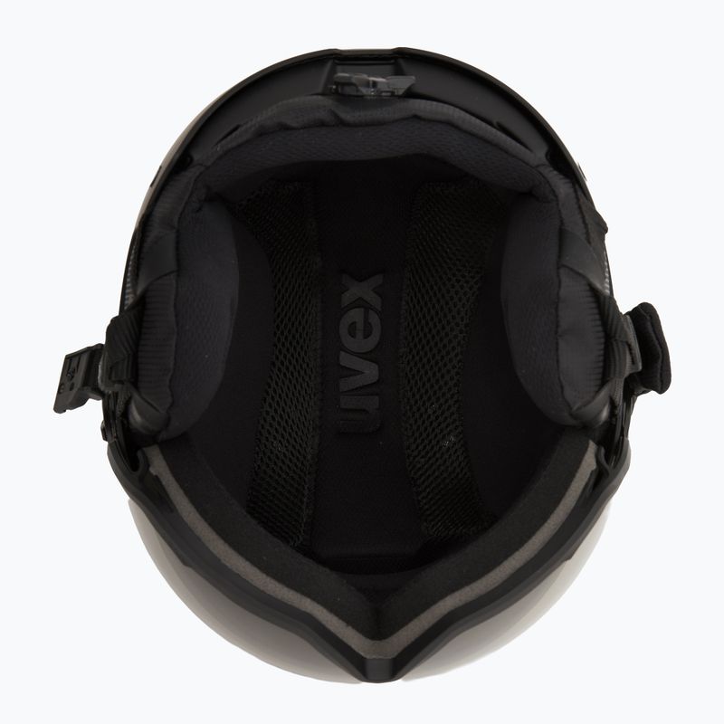 Lyžařská helma UVEX Wanted Visor Pro V black matte 5