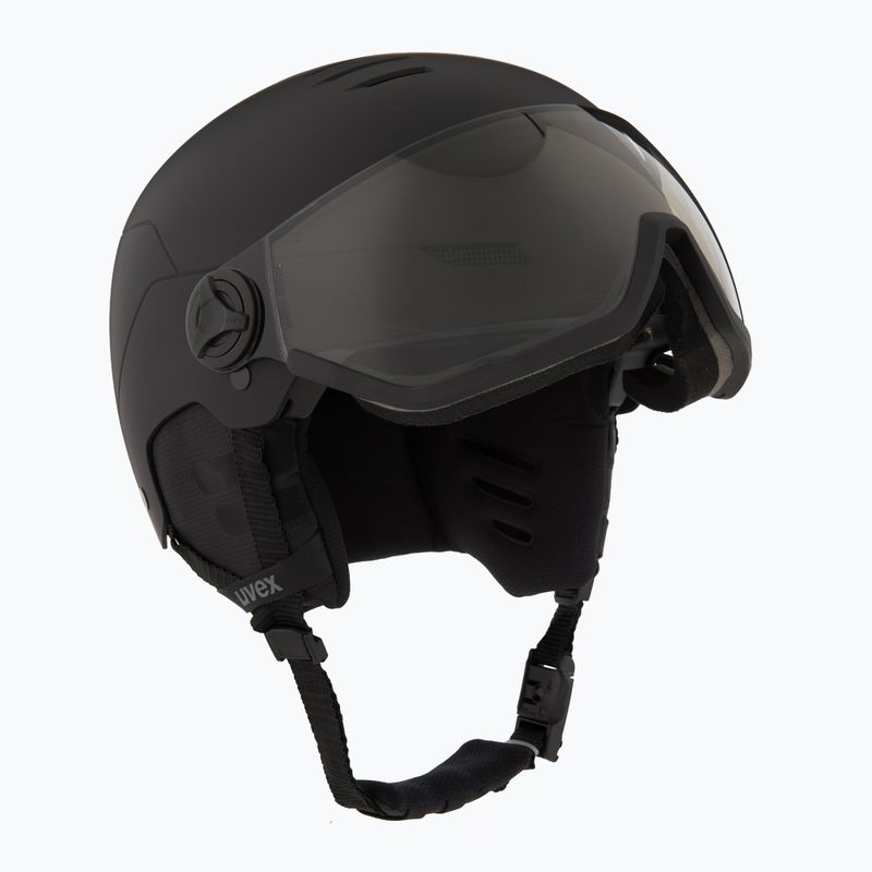 Lyžařská helma UVEX Wanted Visor Pro V black matte 10