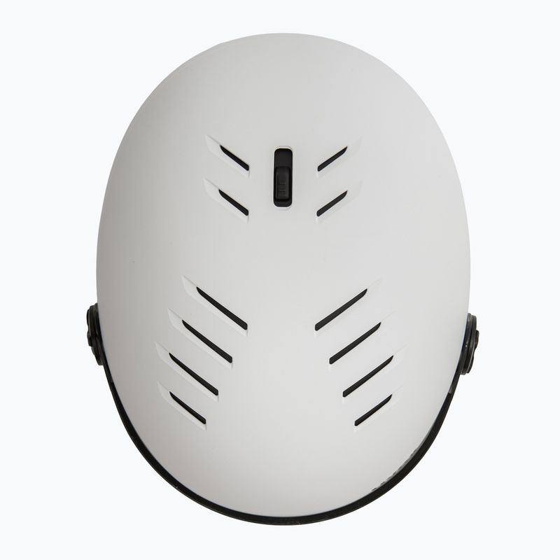 Lyžařská helma UVEX Wanted Visor Pro V white matt 6