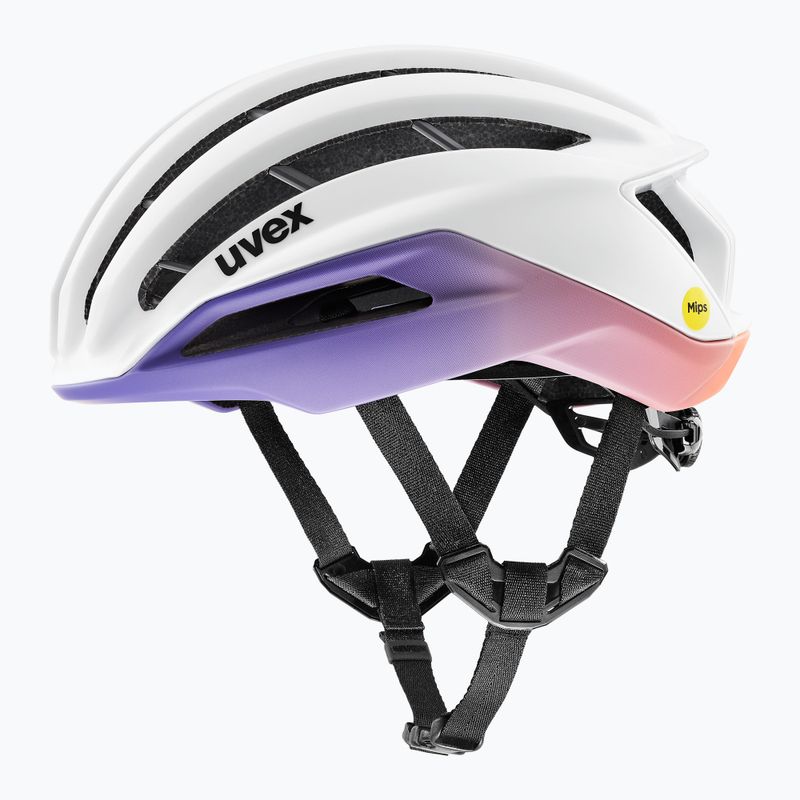 Cyklistická přilba UVEX Surge Aero MIPS white/lilac apricot matt 2