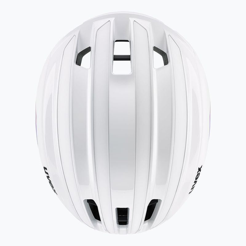 Cyklistická přilba UVEX Surge Aero MIPS white/lilac apricot matt 9