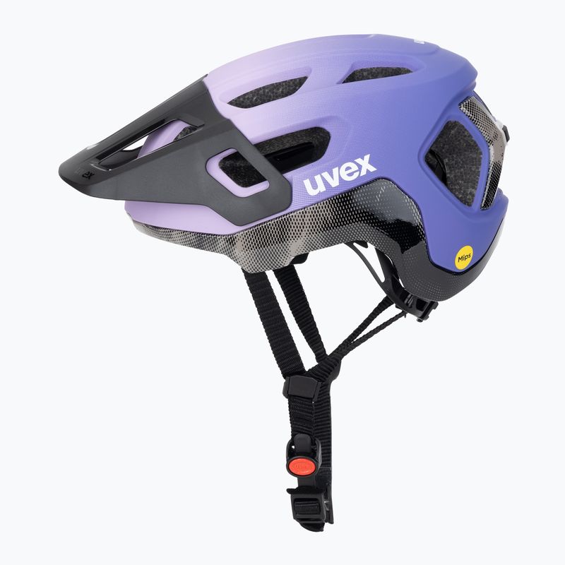 Cyklistická přilba UVEX React MIPS lilac/oak matt 3