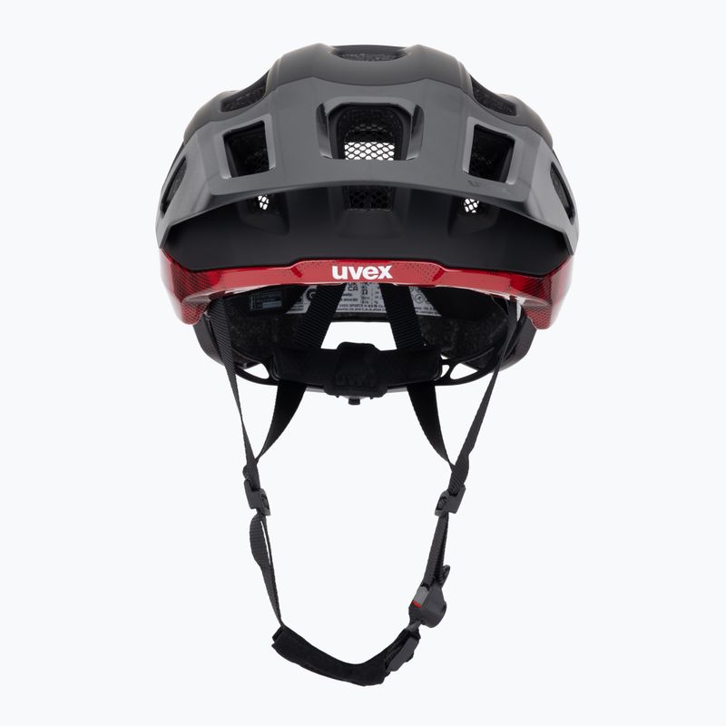 Cyklistická přilba UVEX React MIPS black/ruby red matt 2