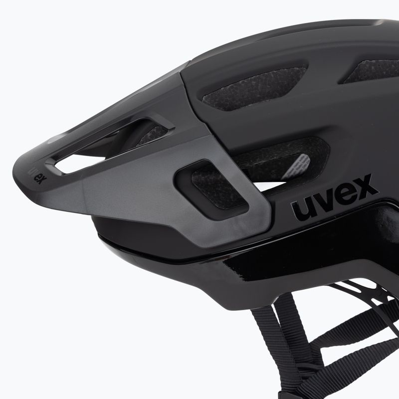 Cyklistická přilba UVEX React black matte 7