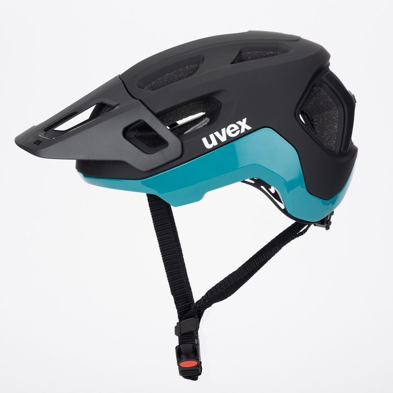 Cyklistická přilba UVEX React black/teal matt 3