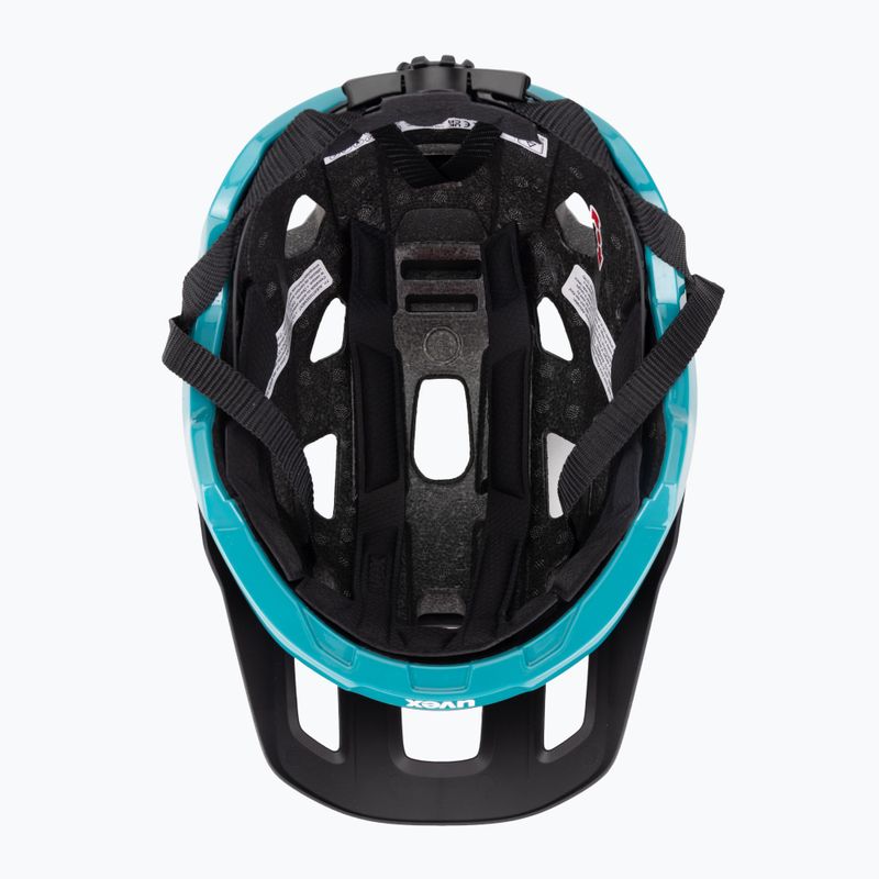 Cyklistická přilba UVEX React black/teal matt 5