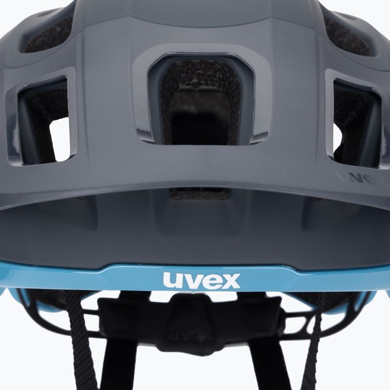 Cyklistická přilba UVEX React deep space/azure matt 7